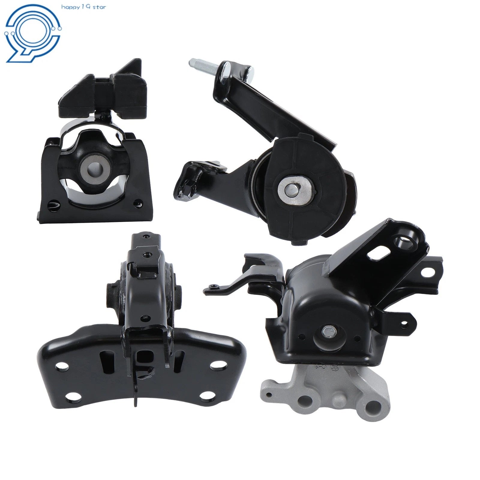 Set of 4 Engine Motor & Transmission Mounts for Toyota Prius (2010–2015)