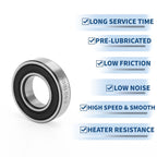 6901DD Deep Groove Ball Bearing for Scooter Skateboard (12x24x6mm)