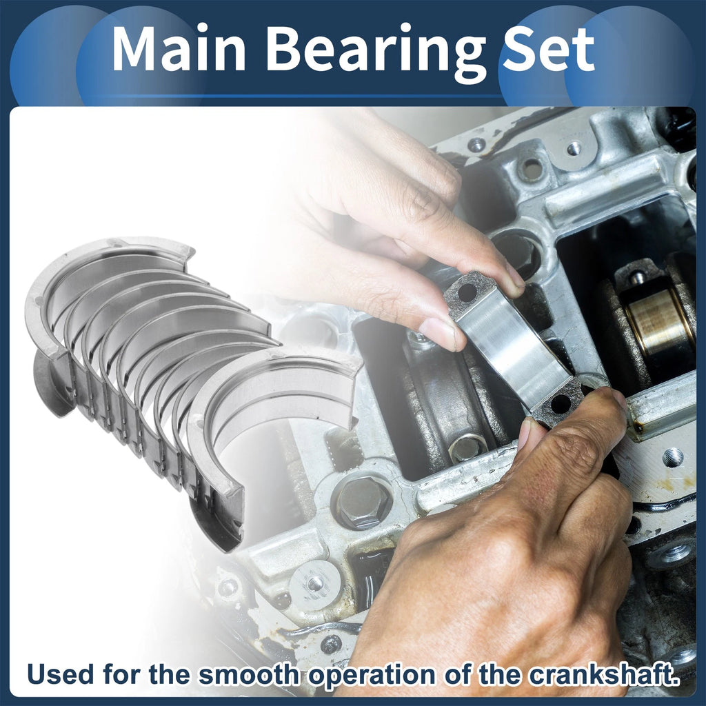 Main Bearing Set No. 12207E0702 for Nissan Caravan (1967–1987) 10 Pcs