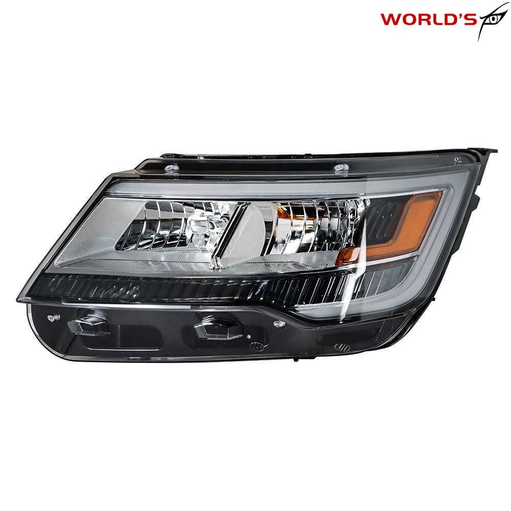 Chrome Headlights for Ford Explorer Limited/XLT/Platinum (2016–2018)