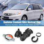 Engine Radiator Coolant Filler Neck for Toyota Lexus (2000-2023)