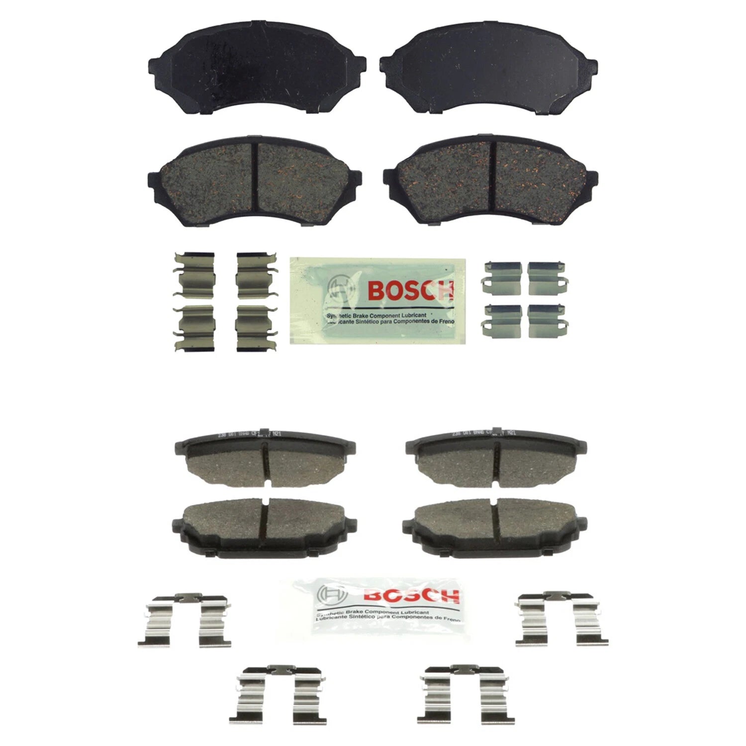 Bosch Blue Ceramic Disc Brake Pad Kit for Mazda Protege (2001–2002)