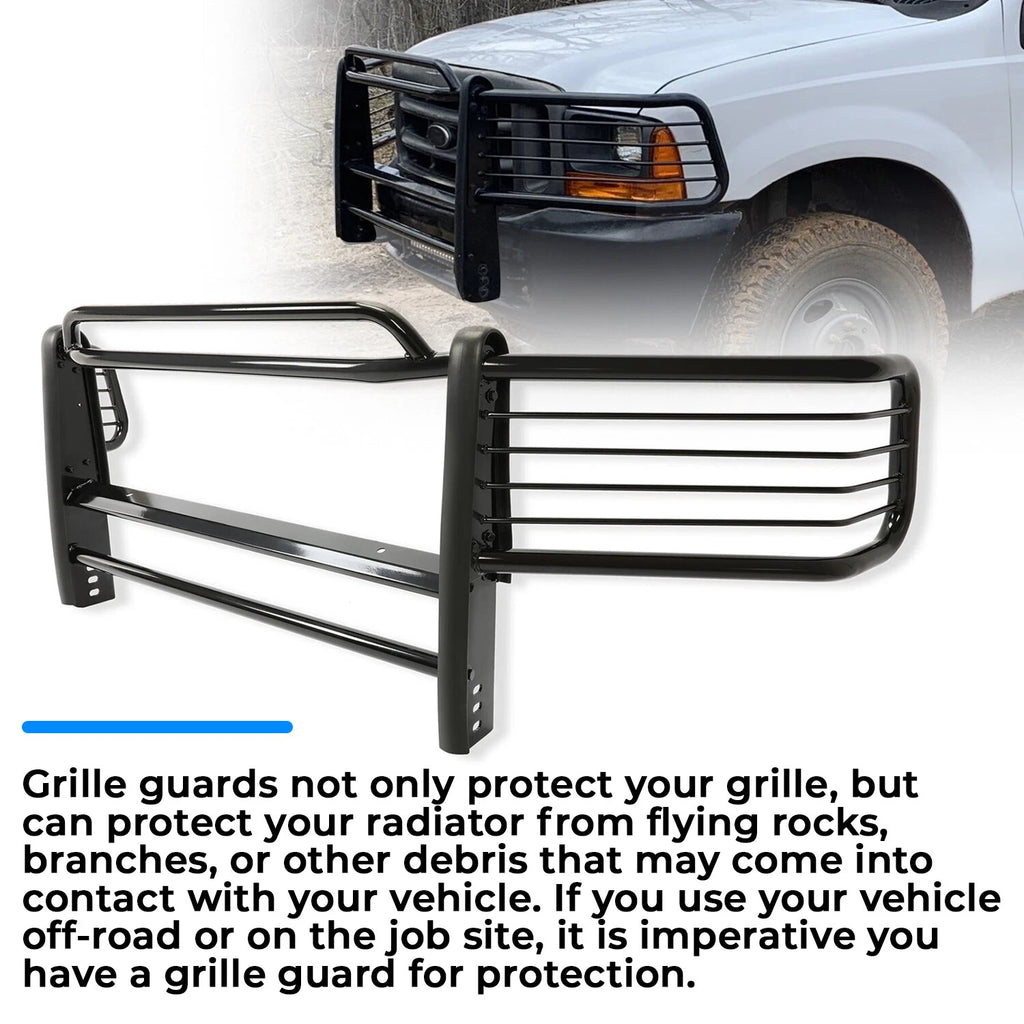 Steel Grille Guard for Ford F250-F550 Super Duty (1999–2007)