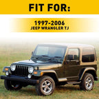 2X Front Locking Latch Catch Hood Kit for Jeep JK Wrangler (1997–2006)