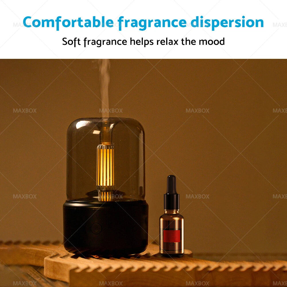 USB Essential Oil Aroma Diffuser Humidifier for Desktop Use