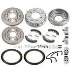 Front Brake Drum Wheel Cylinder Plate Kit for Honda Foreman TRX450 (1998–2001)