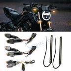 Sequential Smoked Turn Signal Light Strip for Motorcycle (Year–Year)