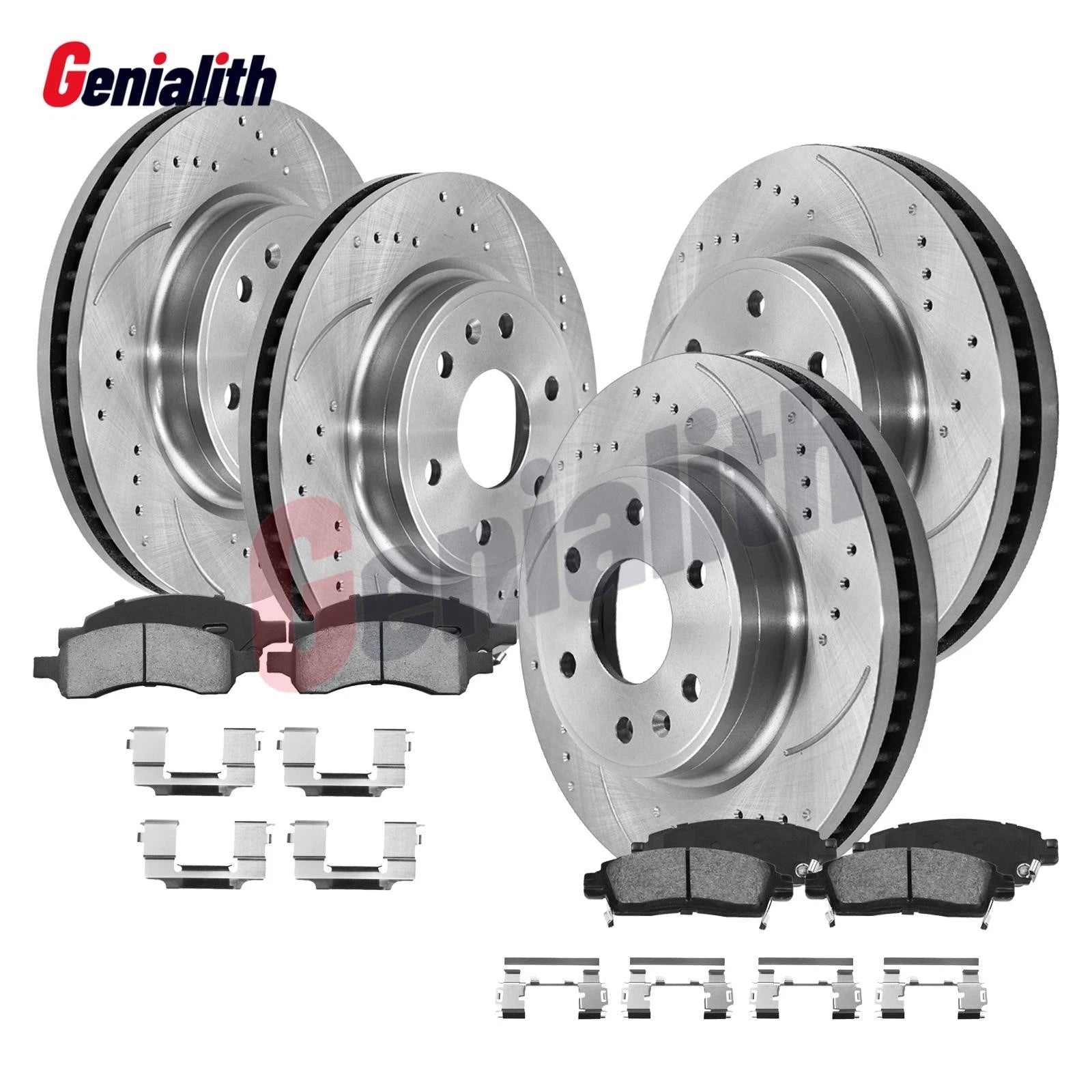 Brake Rotors and Pads Kit for Saturn Outlook, GMC Acadia, Buick Enclave (2007–2017)