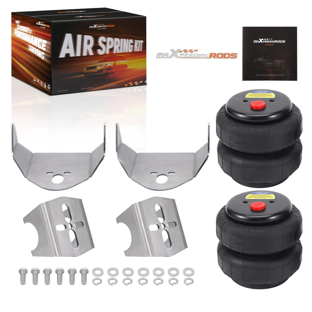 Air Ride Suspension Kit Rear Brackets for Universal (2.75-3.5" Axle Tube)
