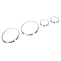Speedometer Gauge Dial Rings Bezel Trim for BMW 5 7 Series E39 E38 M5 X5 E53 (1997-2003)