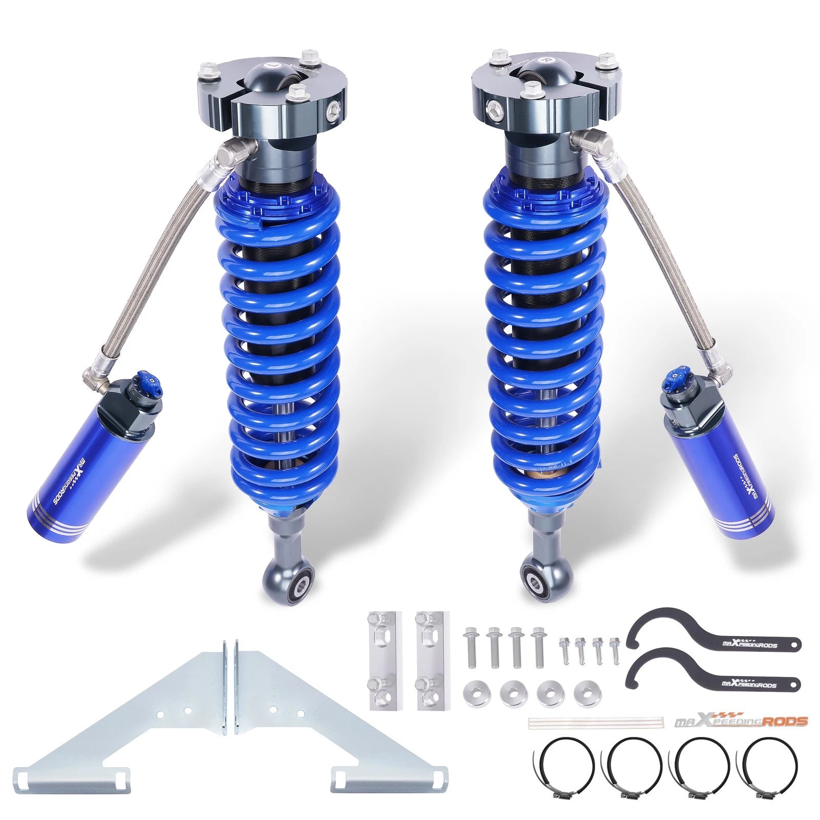 Front Reservoir Shocks w/ Adj Damping for Toyota Land Cruiser Prado (2003–2014)