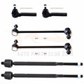 Set of 6 Front Tie Rods and Sway Bars for Chrysler Town & Country (2008–2014)