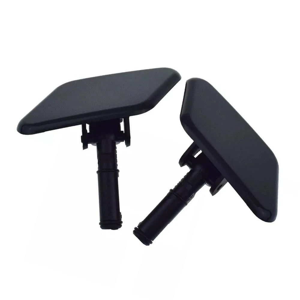 Headlight Washer Jet Caps Pair Black for Kia Sportage (2010–2016)