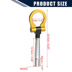 Tow Hook Screw for Nissan GTR (2009–2023) - Gold Tone Round Bumper Ring