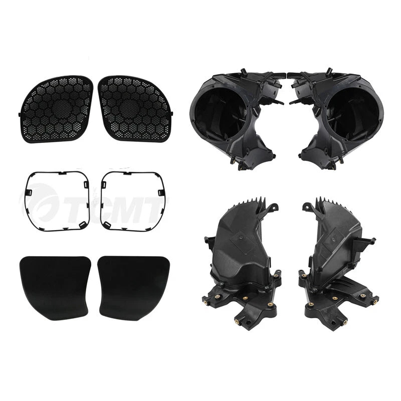 Fairing Storage Glove Box Door Speaker Grilles for Harley Touring FLTR (2015–2023)