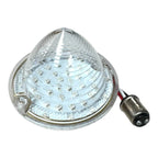 Set 4 LED Front Parking Lights Clear Amber Lens for Chevy Impala (1958)