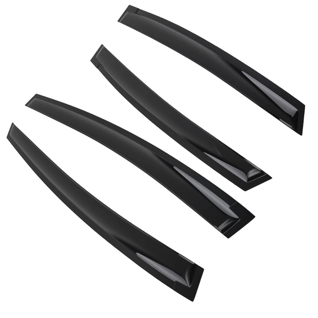 Wind Deflectors for Toyota Prius (2004–2009) - Window Visor Vent Rain Guard Black