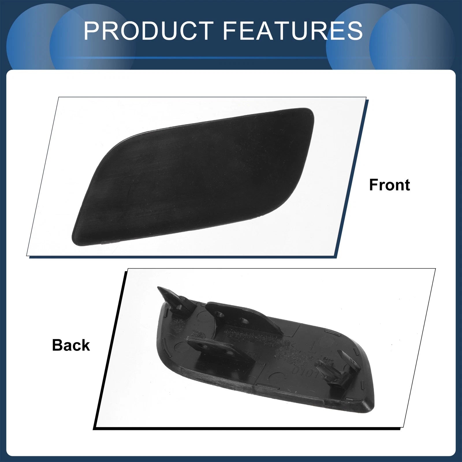 Front Left Washer Nozzle Cover Cap for Audi TT (2016–2023) 1 Pcs