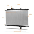 Full Aluminum Core 2-Row Cooling Radiator for Peterbilt 330/335 (2008–2010)