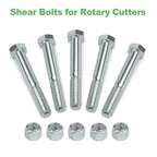 Replacement Shear Bolt Kit 5 Grade 5 Bolts & 5 Nuts for Automotive