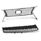 Front Bumper Upper & Lower Grille for Lexus RX350 (2013–2015) F-Sport Style