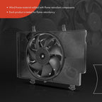 Cooling Fan Assembly with Shroud for Ford Fiesta (2011–2017)
