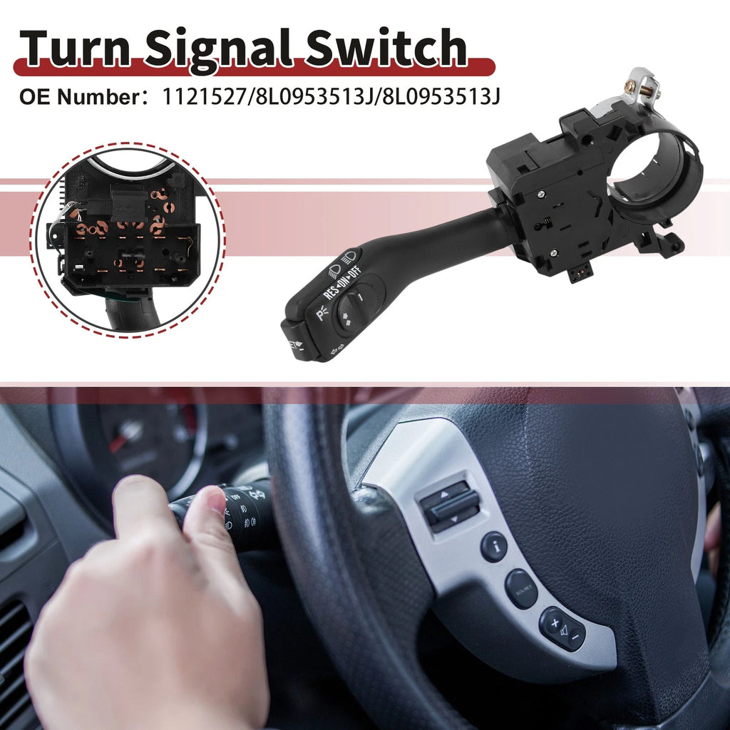 Turn Signal Switch for Audi A2 (2000–2005) No. 1121527, 8L0953513J