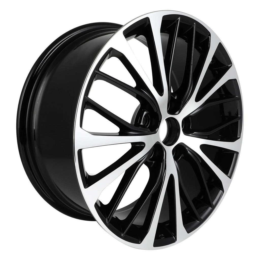 18x8 Inch Black Machine Face Wheel Rim for Universal Fit (5x114.3 PCD)
