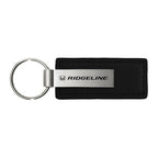 Black Leather Keychain - Officially Licensed for Honda Ridgeline