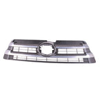 Front Grille Replacement Black ABS Plastic with Emblem Hole for Jeep Wrangler (2007–2018)