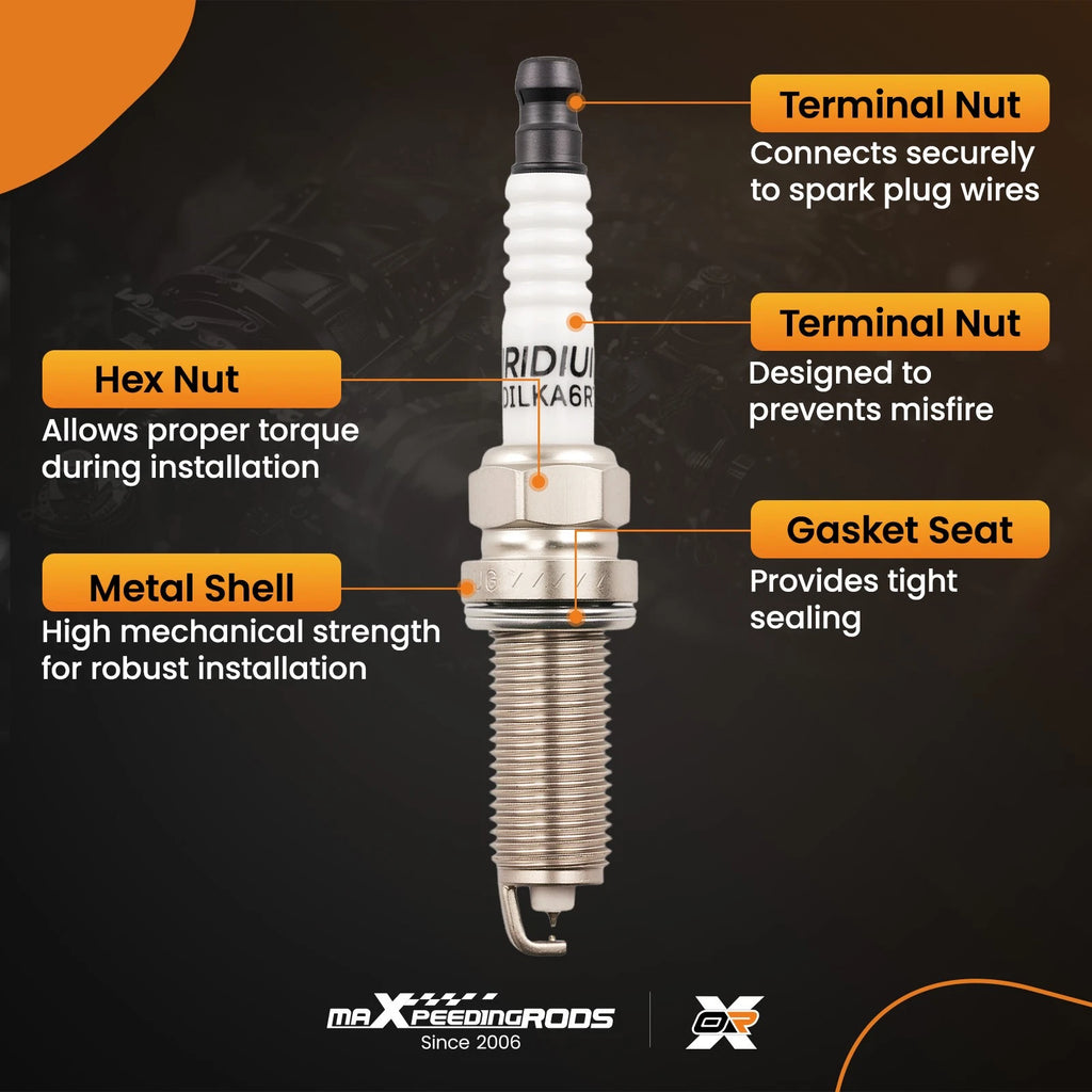 Iridium Spark Plugs for Toyota Highlander RAV4 (2020–2020)