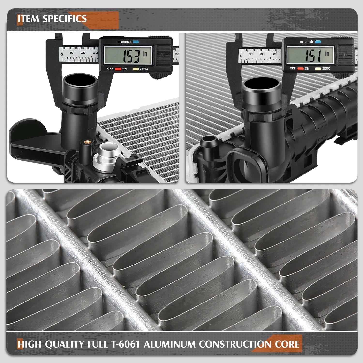Aluminum Radiator for Saturn L-Series 2.2L (2000–2004)