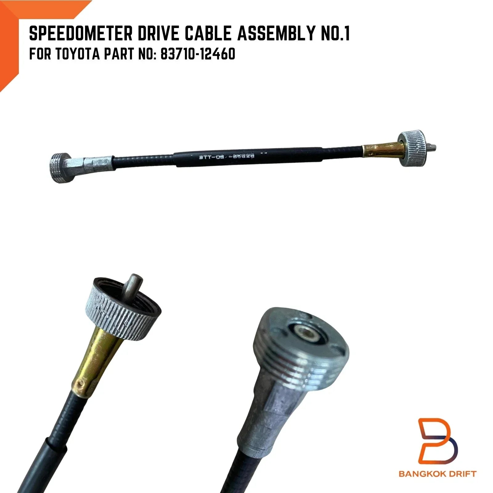 Speedometer Control Cable for Toyota Corolla Sedan (1988-2002)