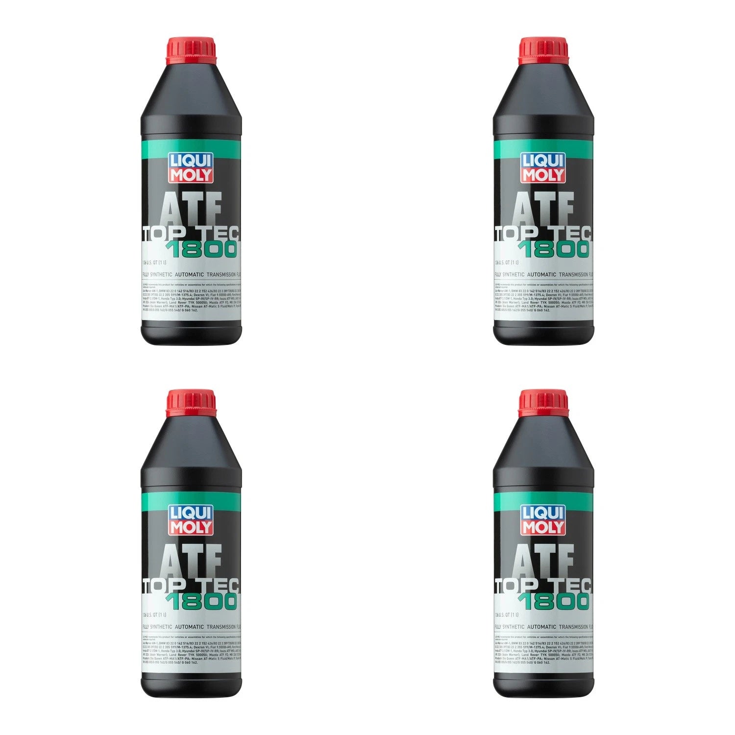 Set of 4 Liqui Moly ATF 1800 Automatic Transmission Fluid for (4L)