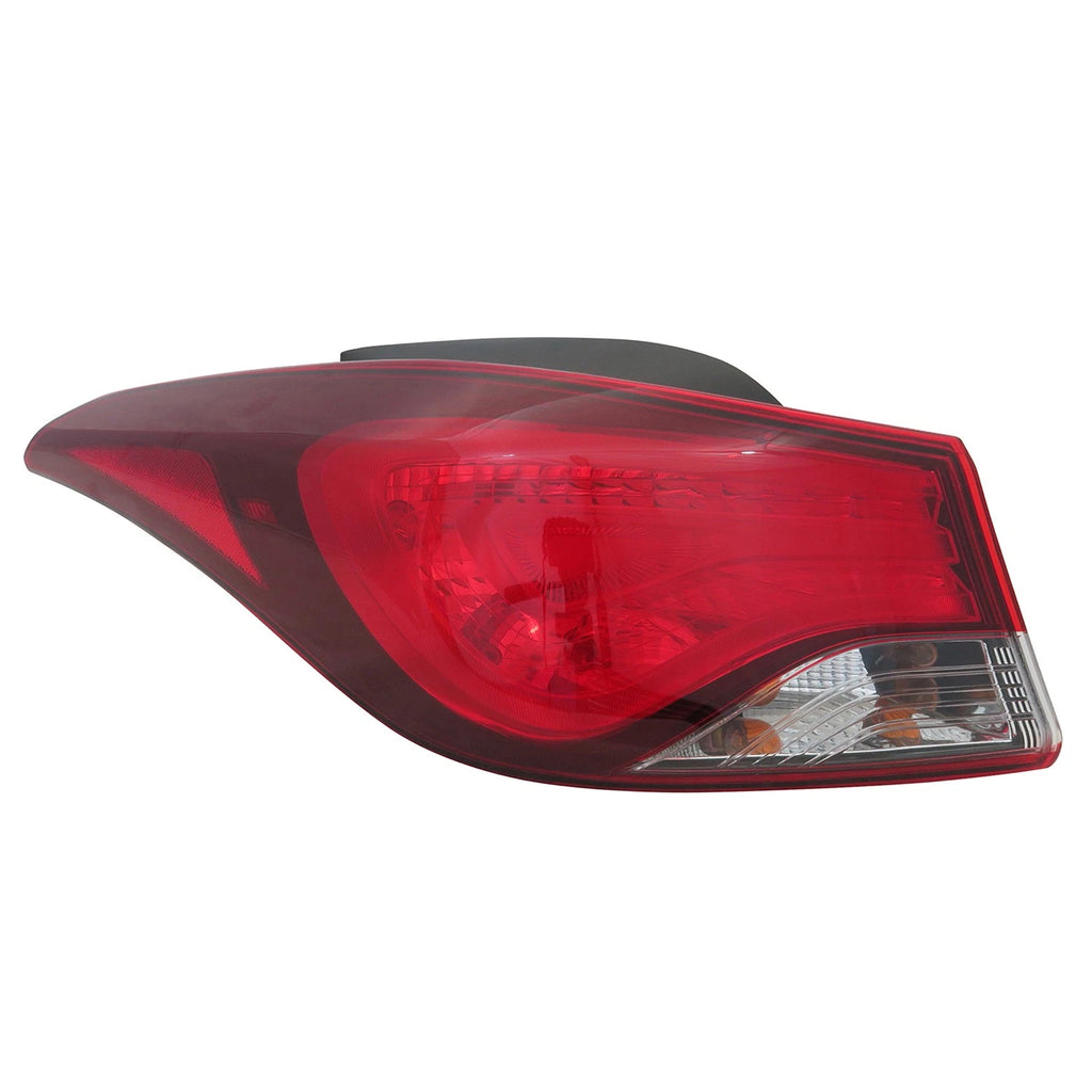 Replacement Driver Side Outer Tail Light Assembly for Hyundai Elantra (2014–2016)