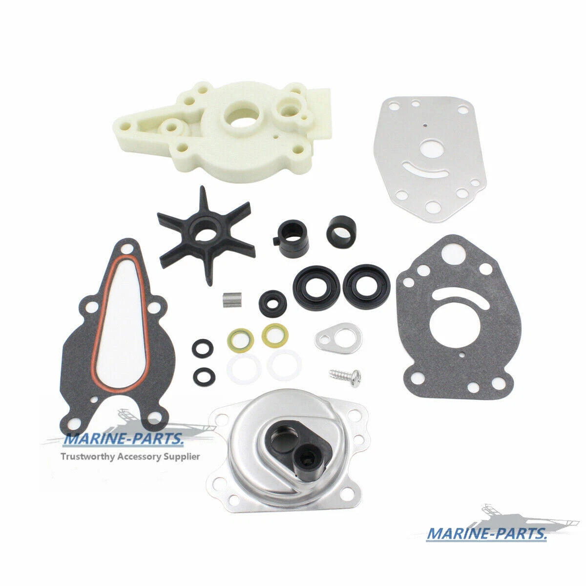 Water Pump Impeller Repair Kit 47-42038T3 for Mercury Force 9.9 15HP (1990–1999)