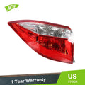 Tail Light Assembly Set for Toyota Corolla (2014–2016) Red Chrome