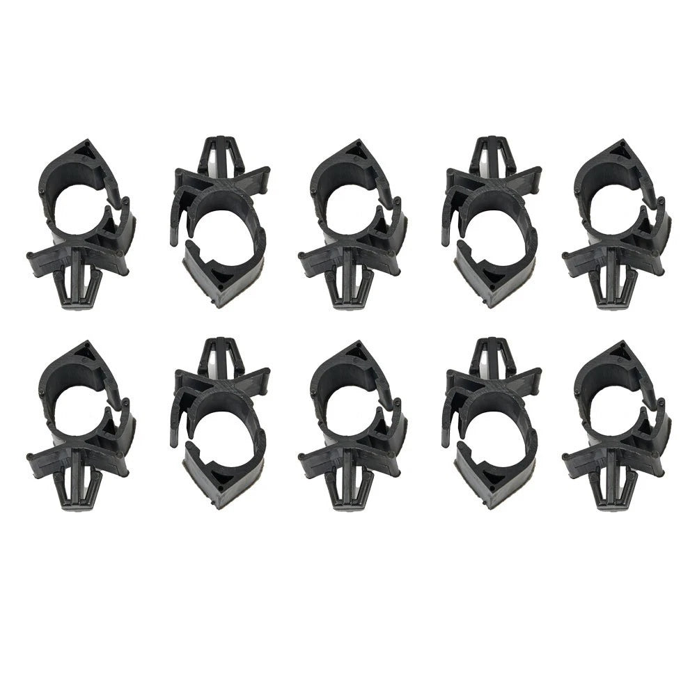 Set of 10 Wire Harness Fasteners for Universal Automotive Use
