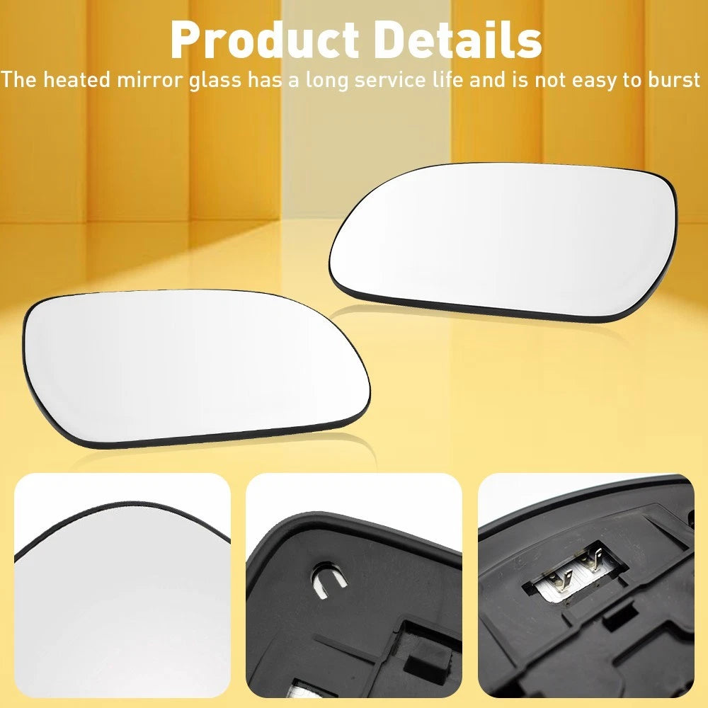 Set of 2 Heated Glass Mirrors for Lexus RX 300 330 350 400H (2004–2009)