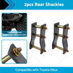 2X Rear Extended Shackles 2" Lift for Toyota Hilux KUN26 (2005–2015)