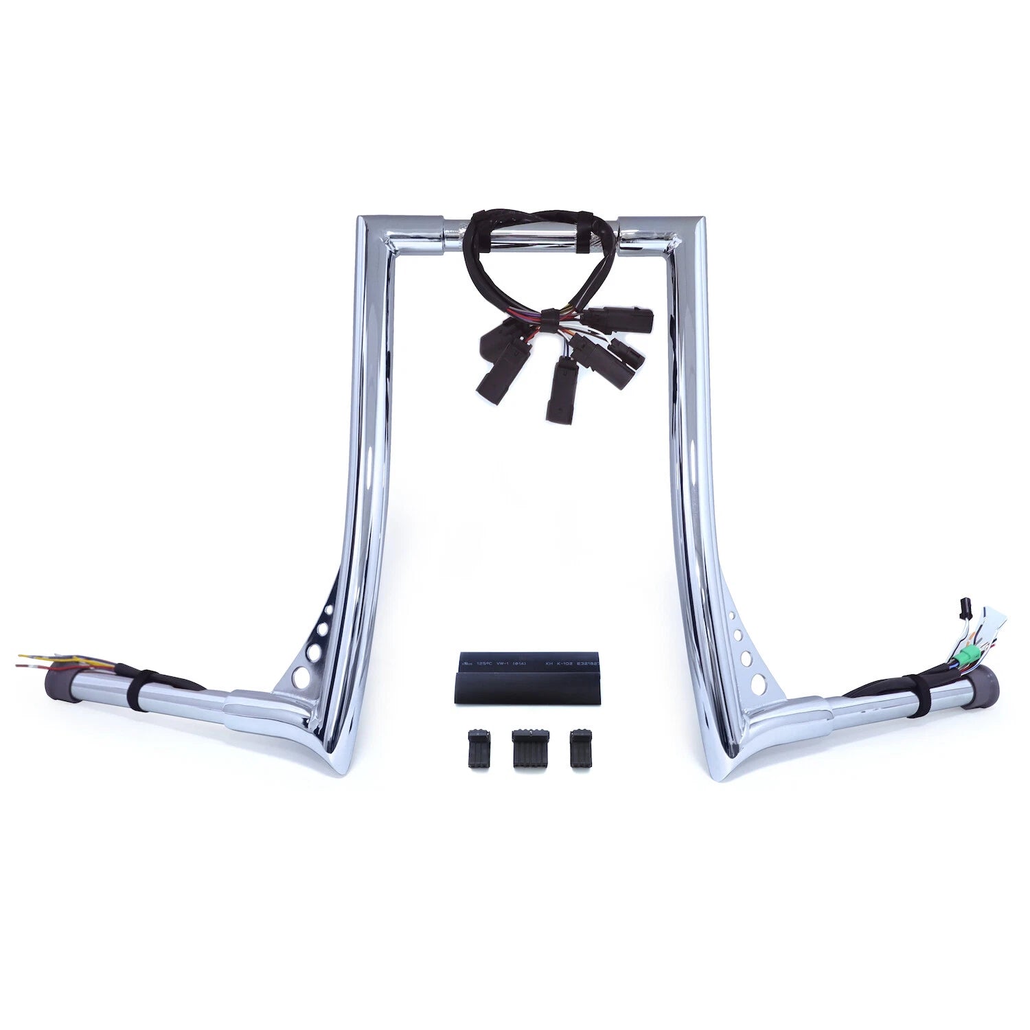 Chrome 16" Prewired Handlebar for Harley FLHRC Classic (2008–2013)