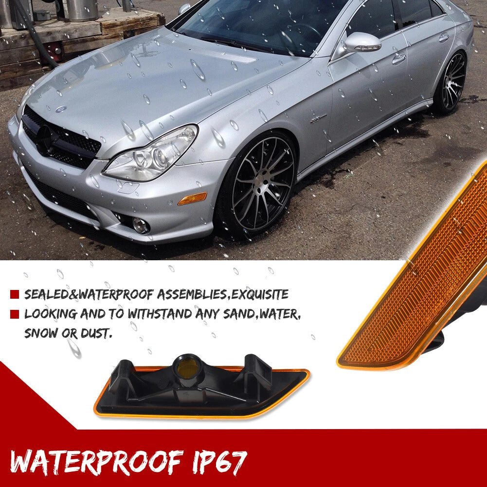 Amber Side Marker Lights for Mercedes W219 CLS-Class (2006–2011)