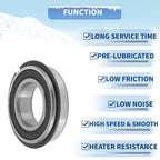 Deep Groove Ball Bearings 6005NR2RS   25x47x12mm