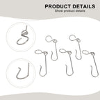 5PCS Stainless Steel Hooks for MAPP Propane Cans (Gas Bottles)