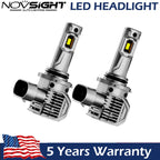 2X 9006 HB4 LED Headlight Bulbs for 6500K White