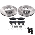 Front Brake Rotors and Pads Kit for Ford Fusion (2006–2012), Mazda 6 (2006–2013) D1164