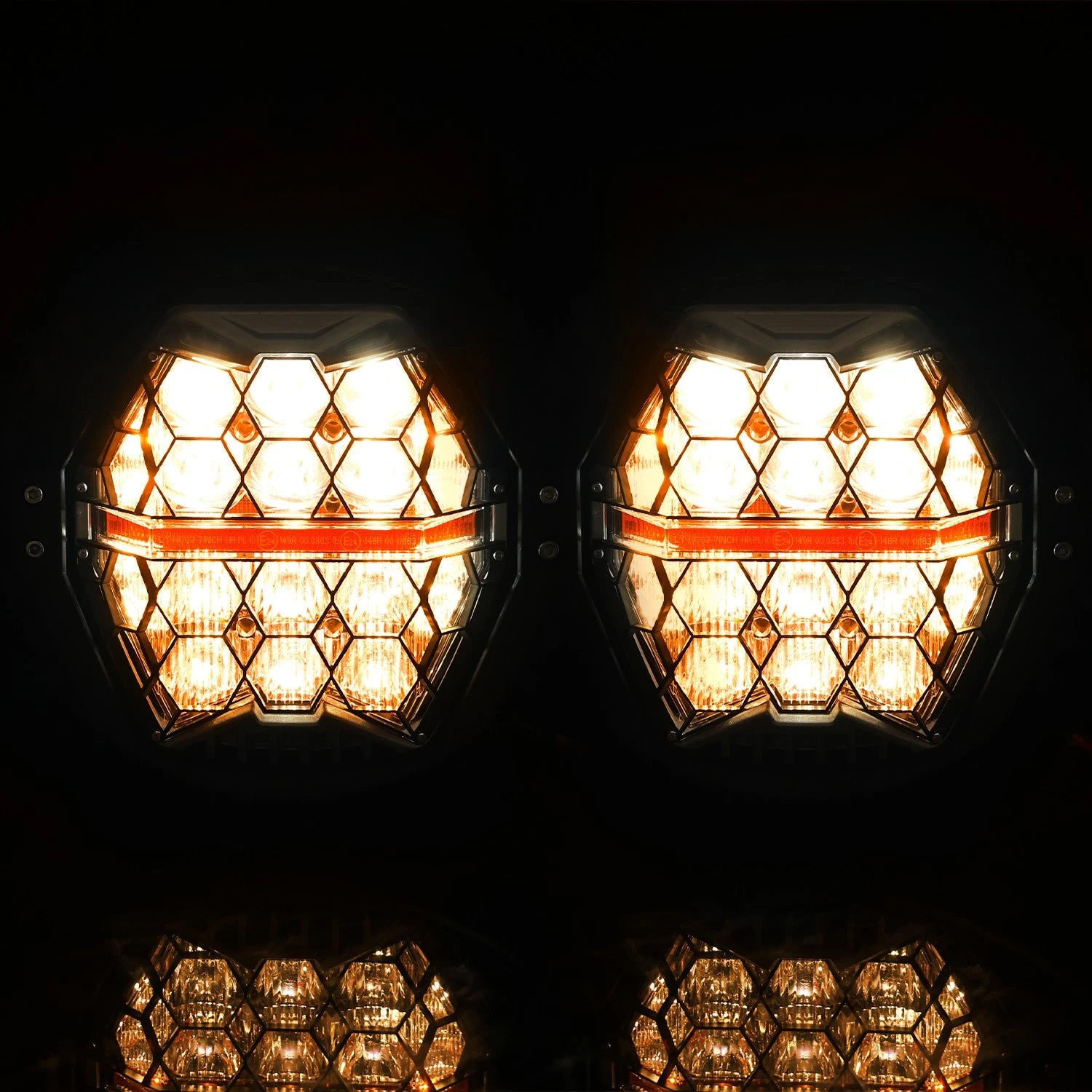 Dual LED Headlight for Harley Road Glide (2015–2024) - DHL & Hi/Lo Beam