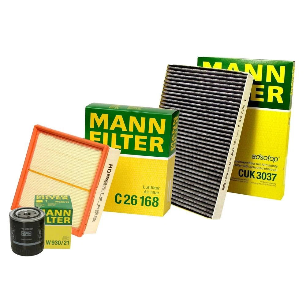 Mann Oil Air Carbon Cabin Filter Service Kit for Audi A6 Allroad (2012–2018)