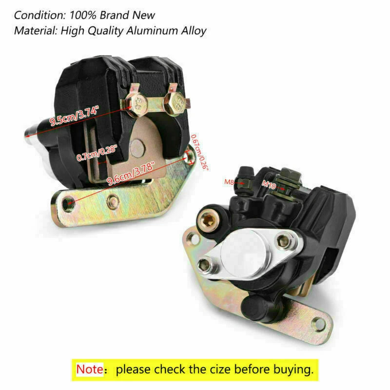 Rear Brake Caliper Assembly for Yamaha YFM350X Warrior 350 (1997–2004)