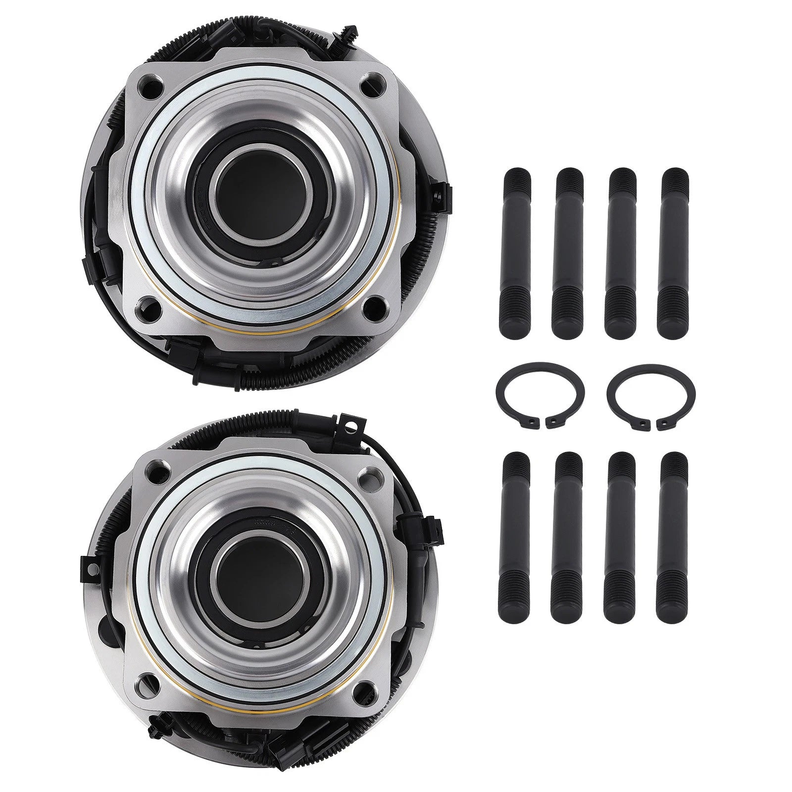 2pc Front Wheel Hub and Bearing Assembly for Ford F-350 Super Duty (2011–2016)